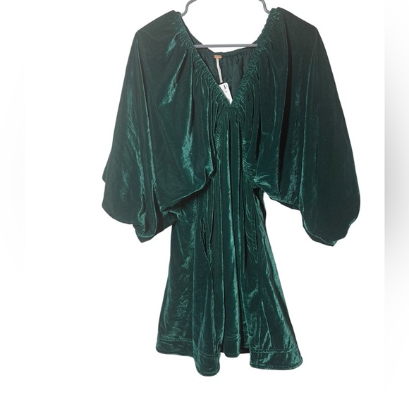 NWT Free People Portia Velvet Mini Dress Sz XS - Picture 5 of 10